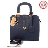 michael kors pebbled leer medium blauw boekentassen Handtassen Winkels 08ity777